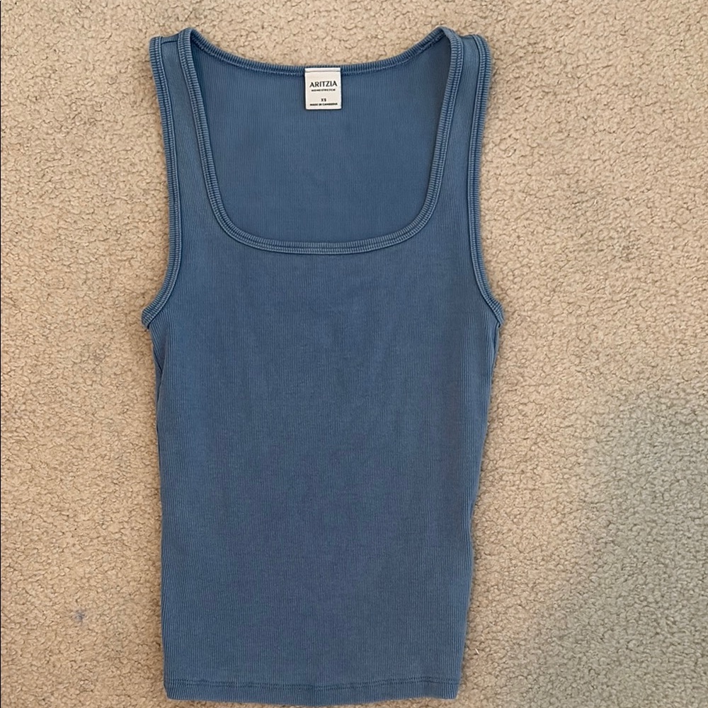 Aritzia Homestretch Rib Squareneck Tank